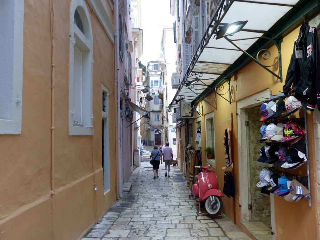 Typical Back Street Corfu Town by foxes37