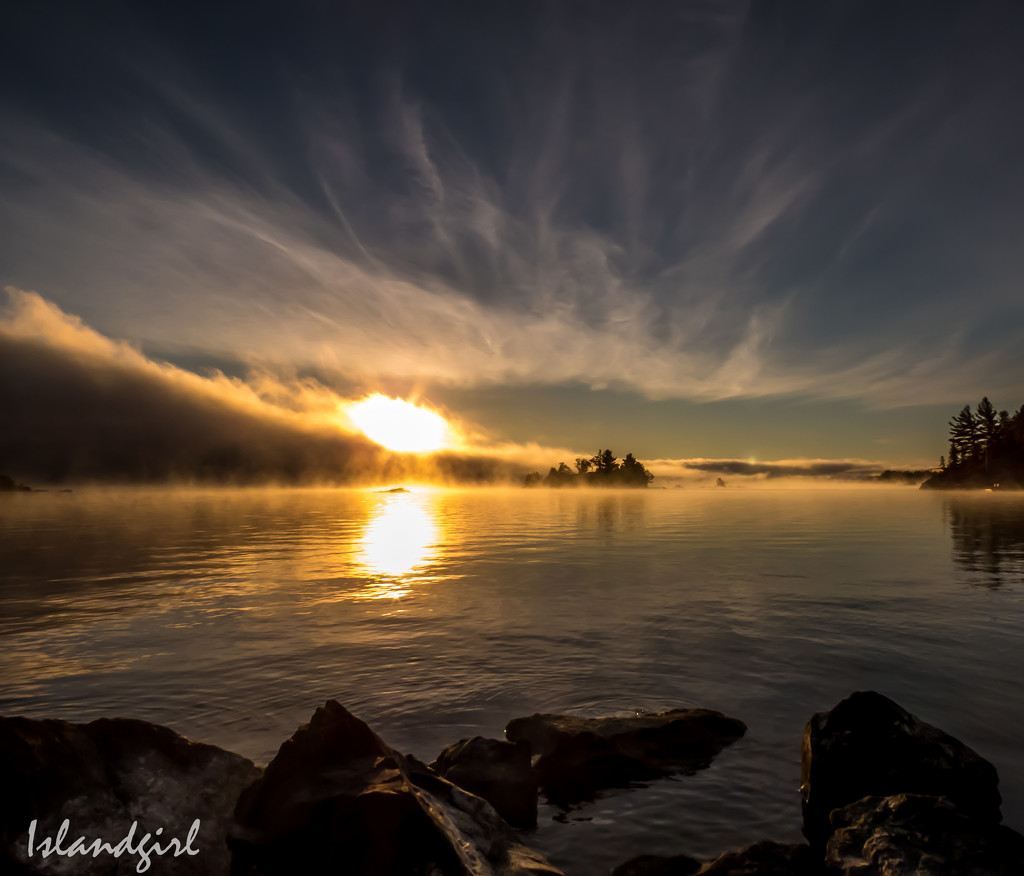 Foggy sunrise over the Bay by radiogirl
