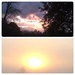 Last nights sunset ,This morning sunrise by Dawn