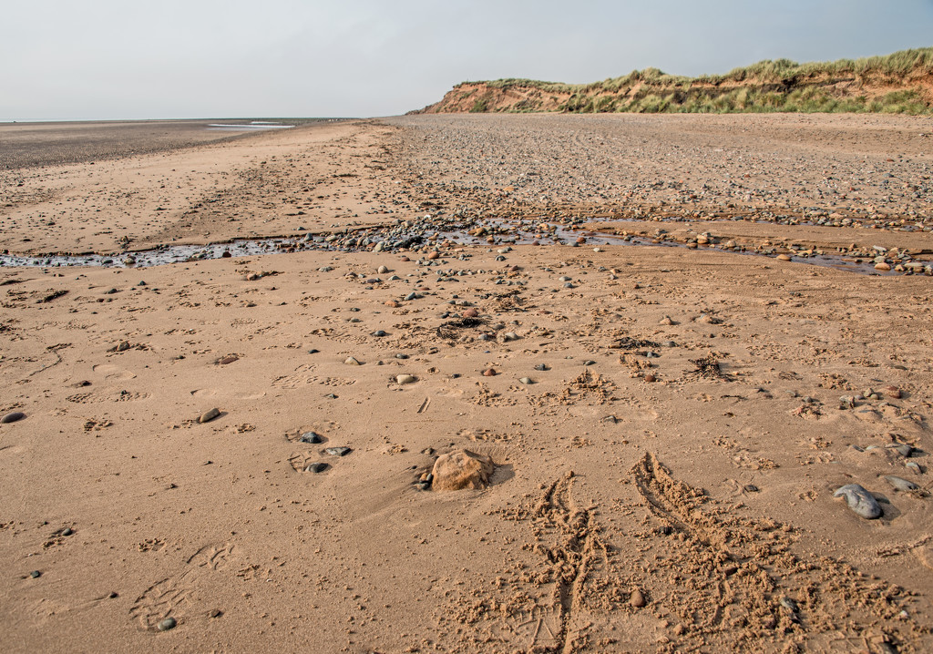 Deserted beach Seascale Cumbria by ianjb21