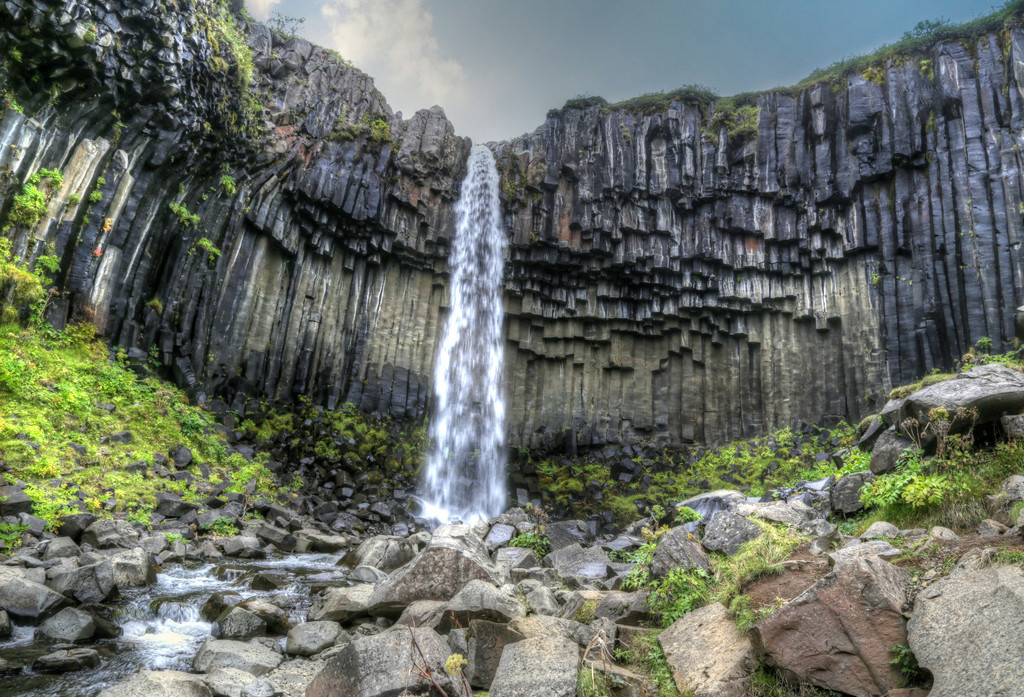 Svartifoss Waterfall by pdulis