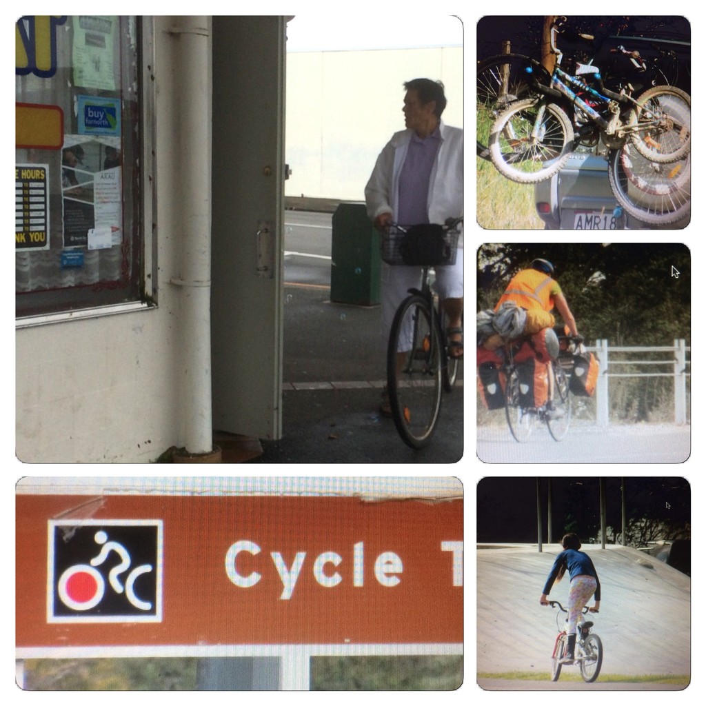 Bike collage by Dawn