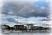 10th Oct 2016 - Rainbow over the harbour 