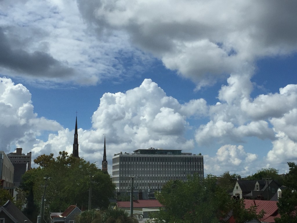 Clouds, downtown Charleston, SC by congaree