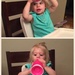 I clearly have not taught her the appropriate way to drink out of a cup by mdoelger