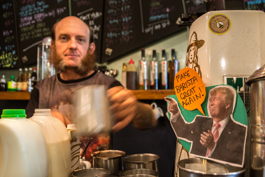 Dump Trump, Drink Coffee by helenw2