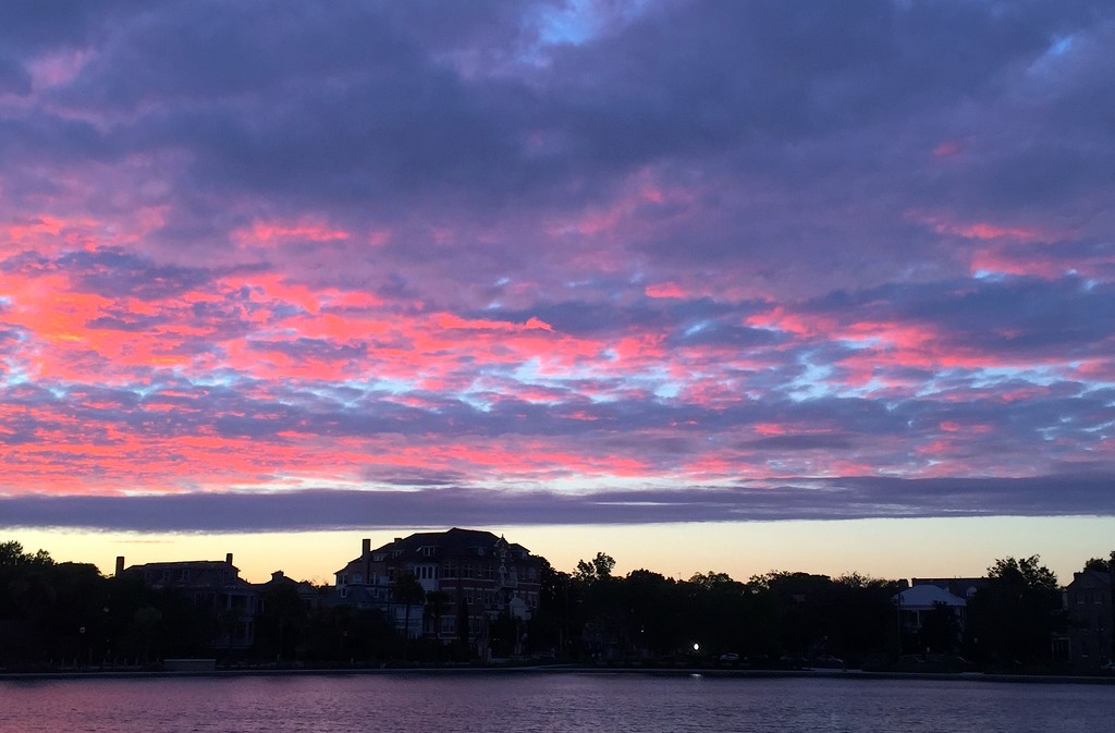 Sunset Colonial Lake, Charleston, SC by congaree