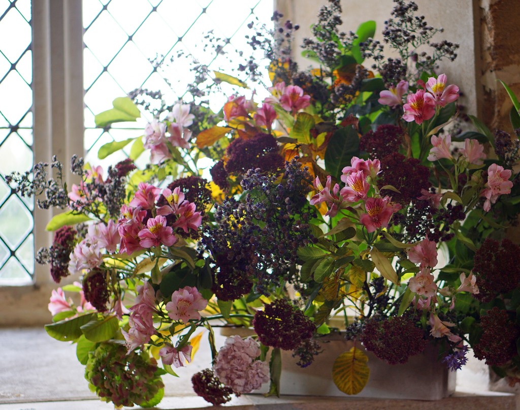 flowers in the church by quietpurplehaze