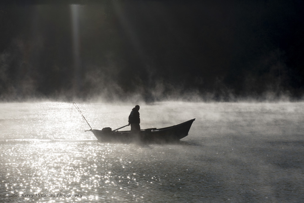 Fisherman in the fog by mccarth1