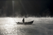 15th Oct 2016 - Fisherman in the fog
