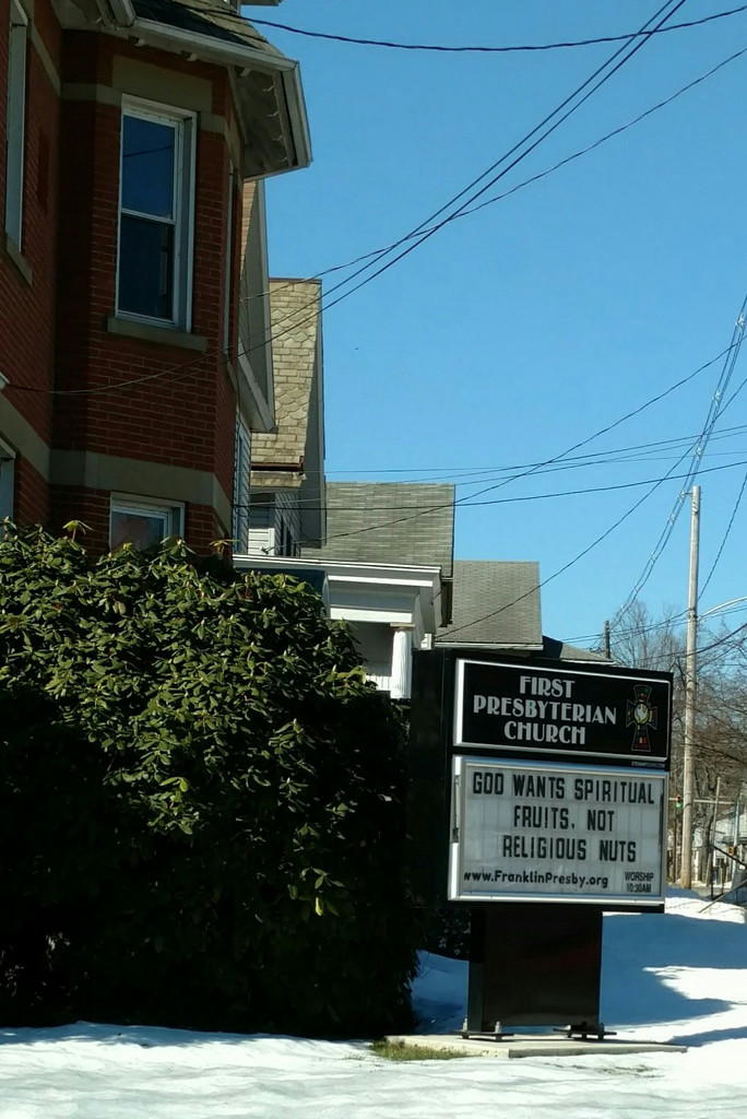 Funny Church Sign by steelcityfox
