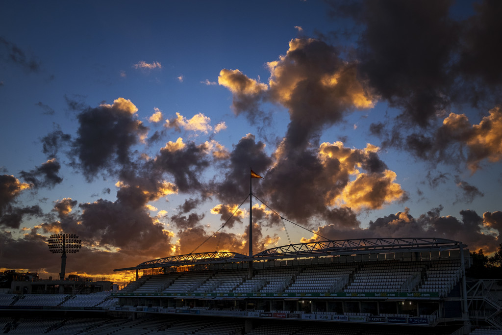 Day 266, Year 4 - Fiery Skies At Lord's by stevecameras