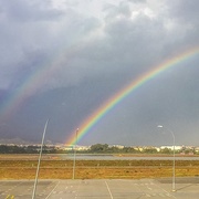 17th Oct 2016 - Rainbow at the airport. 