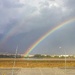 Rainbow at the airport.  by cocobella