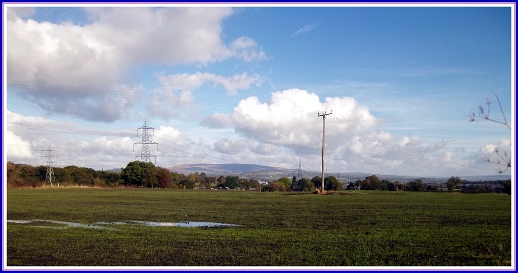 Pendle Hill from Rishton, canalside. by grace55