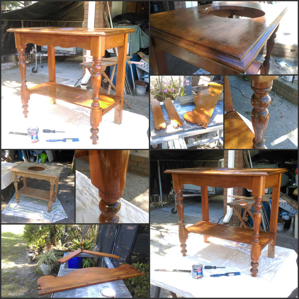 Great-Grandma's Wash table by mozette