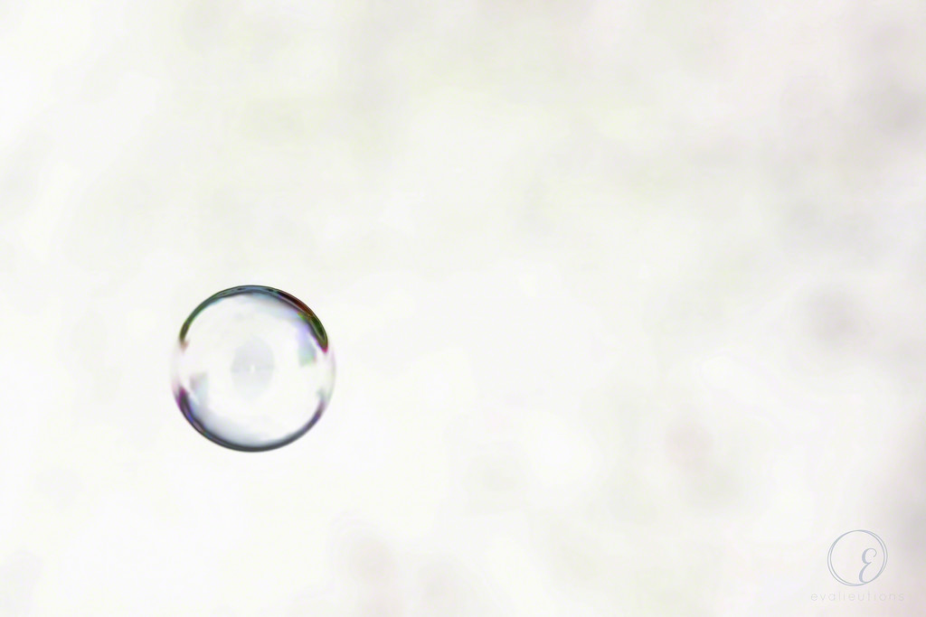 Bubble on white-ish by evalieutionspics