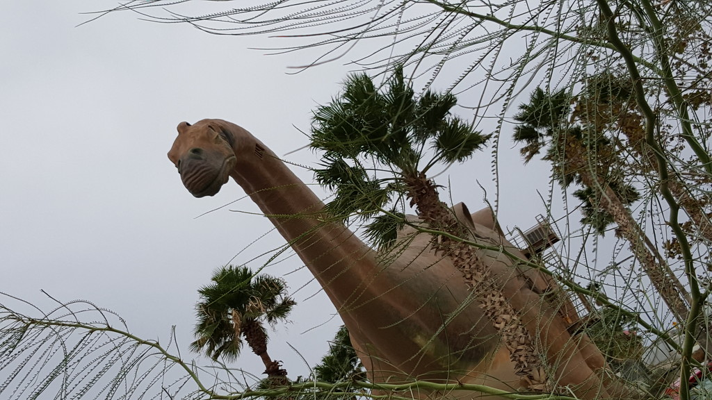 Cabazon Dinosaurs by mariaostrowski