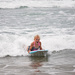 Keira catching a wave by kiwichick