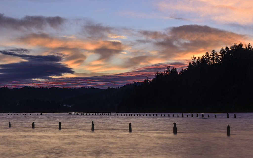 Sunrise On the Siuslaw  by jgpittenger