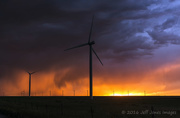 24th Jul 2016 - Windmill Sunset Storm