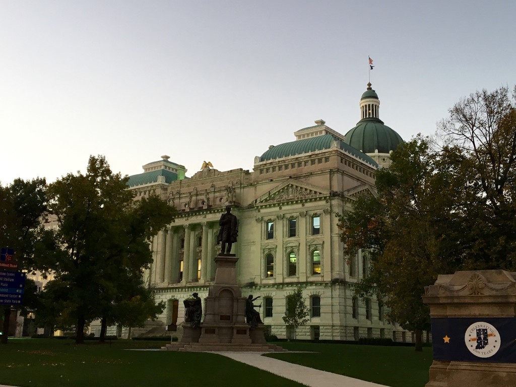 Indiana State Capital Building by graceratliff