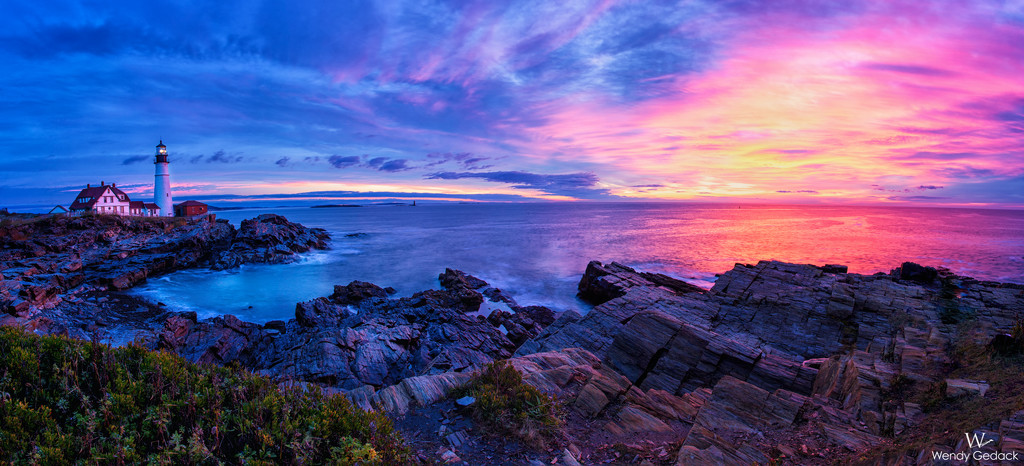 Sunrise In Portland Maine by exposure4u