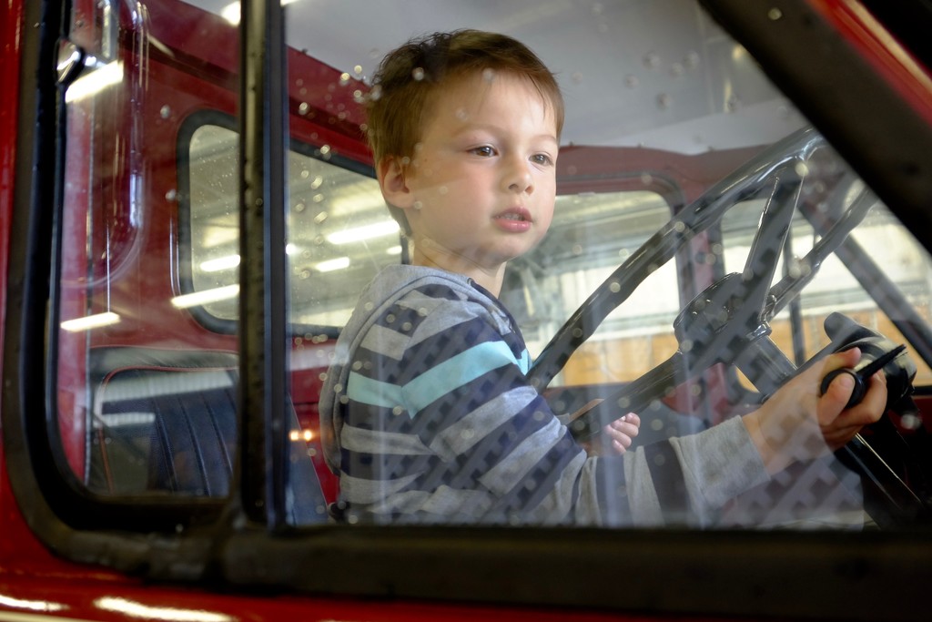 Boy in a Truck by dkbarnett