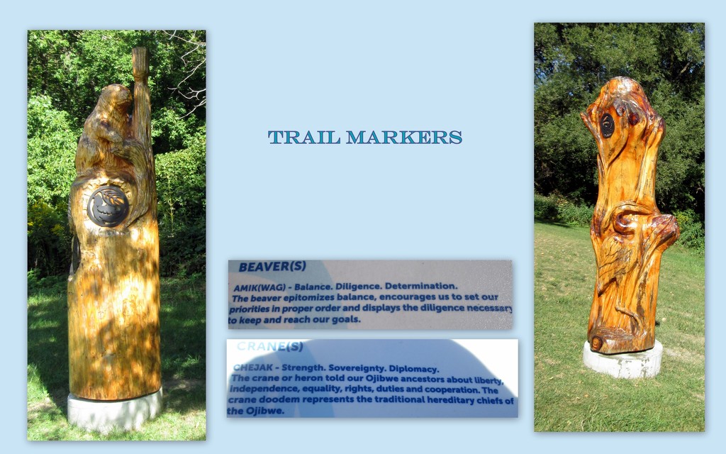Trail markers by bruni
