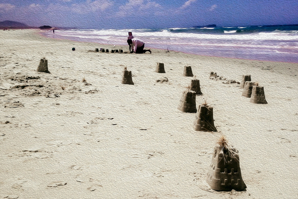 Castles in the sand by jeneurell