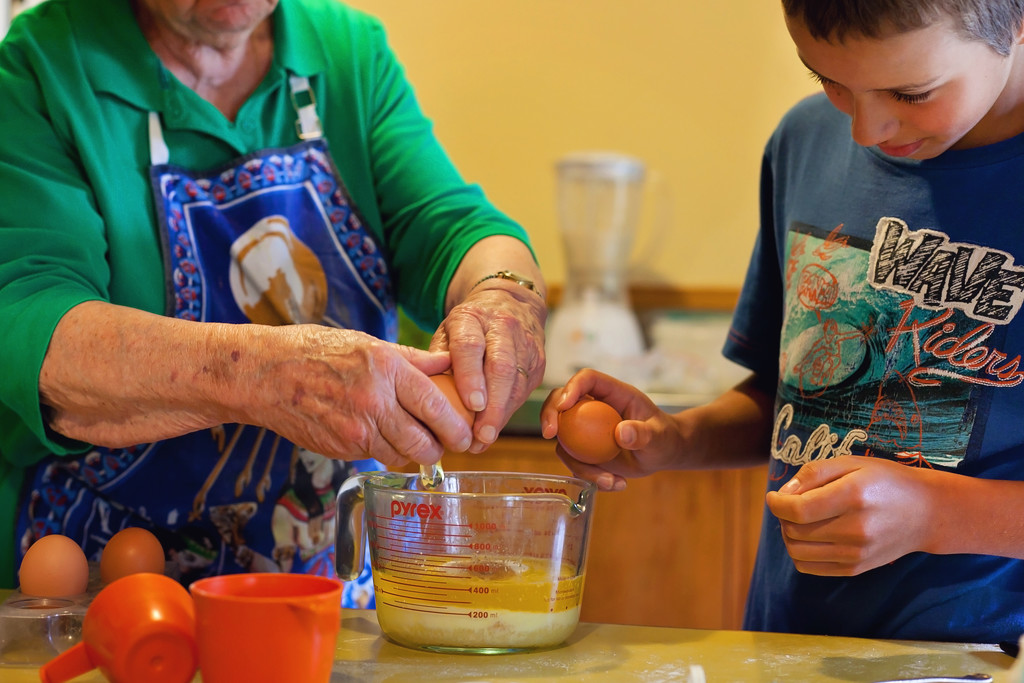 Baking with Gran by kiwichick
