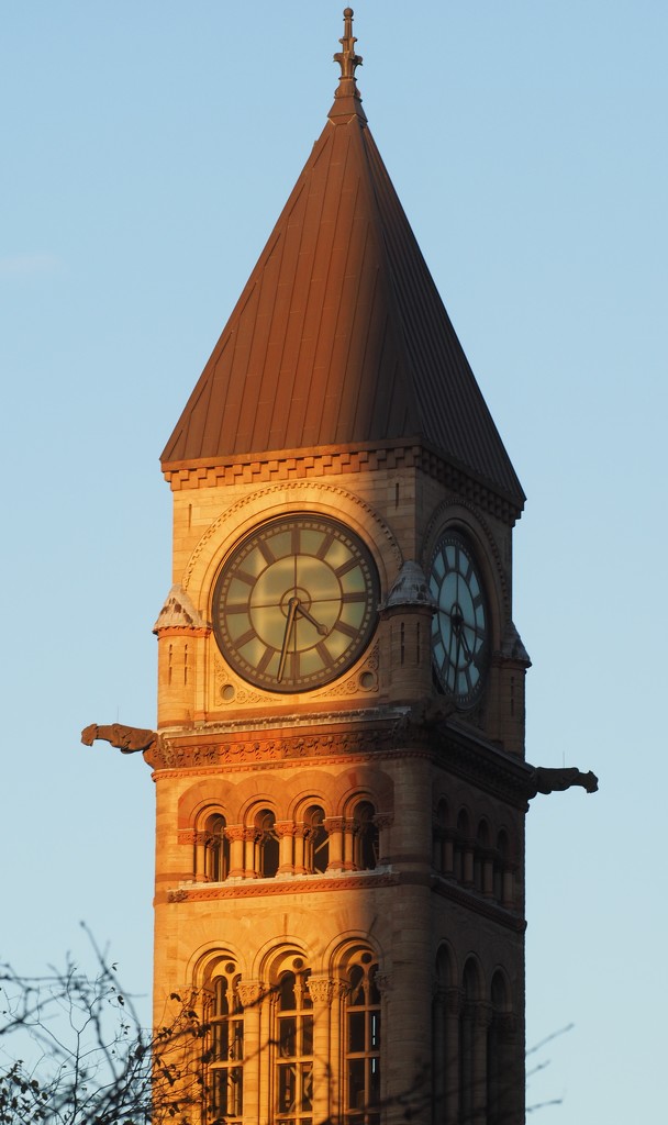 Old City Hall clock Tower by selkie