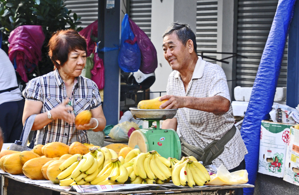Fresh fruit seller by ianjb21