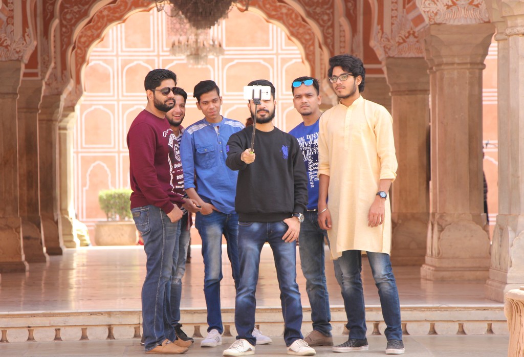Selfies at the Amber Fort, Jaipur by jamibann