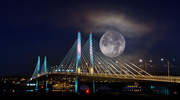 17th Nov 2016 - Super Moon Composite with Tillikum Bridge