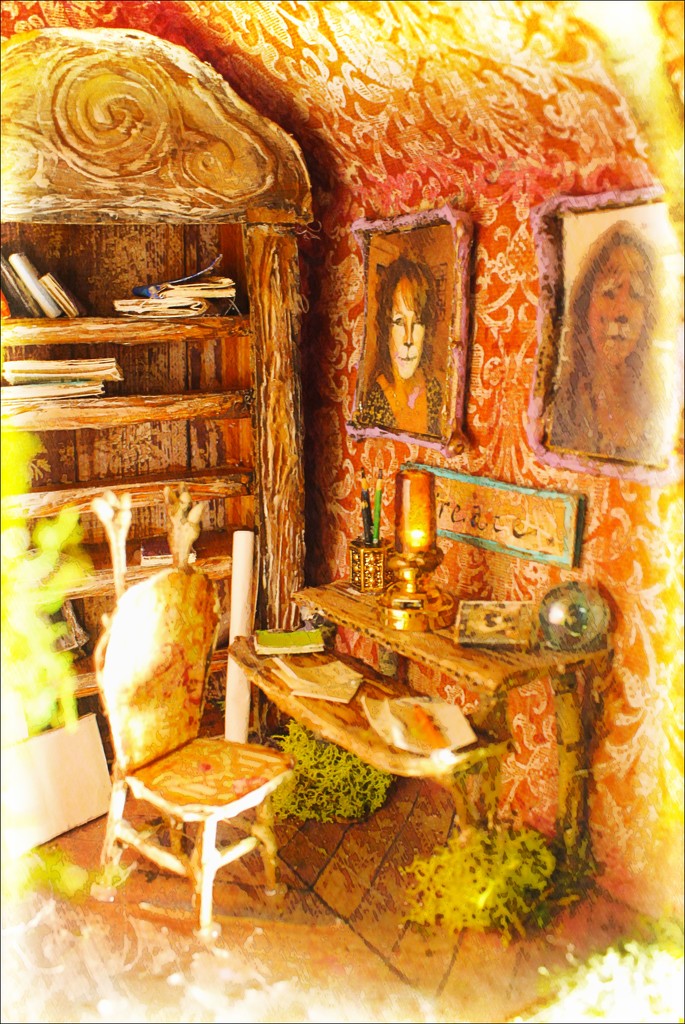 The Fairy's Writing Desk by olivetreeann