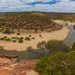 Panoramic vista on Murchison River in Kalbarri NP by gosia