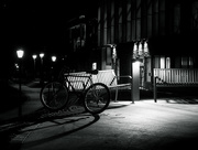 17th Nov 2016 - bike, benches and light