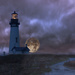Rainy Night for Super Moon At Lighthouse V 2 by jgpittenger