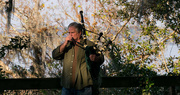 20th Nov 2016 - Bagpiper on the Riverbank!