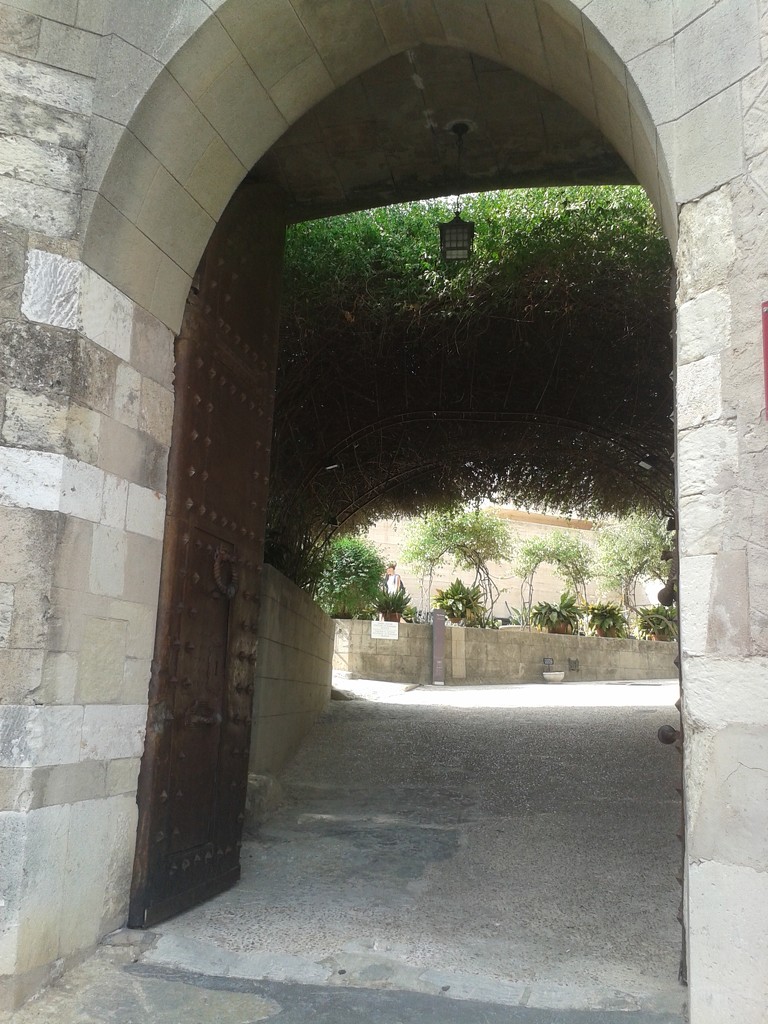 View into the castle grounds by chimfa