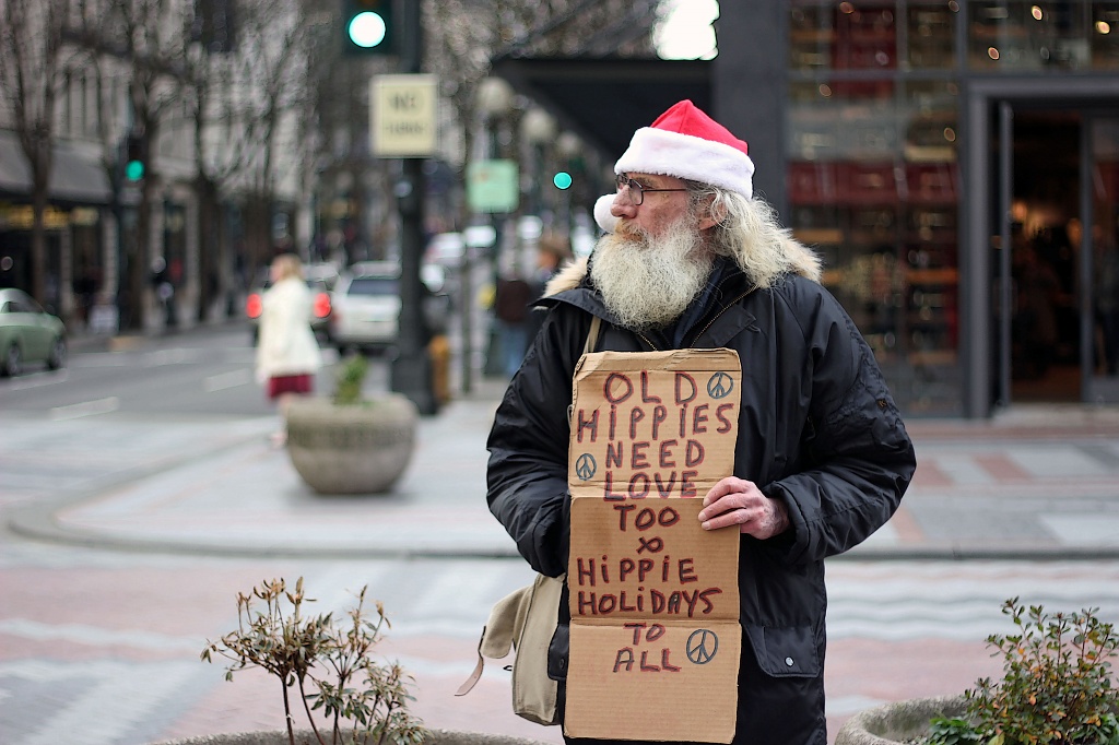 Hippie Holidays From Santa! by seattle