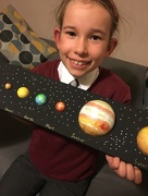 25th Nov 2016 - Lottie's Solar System Model