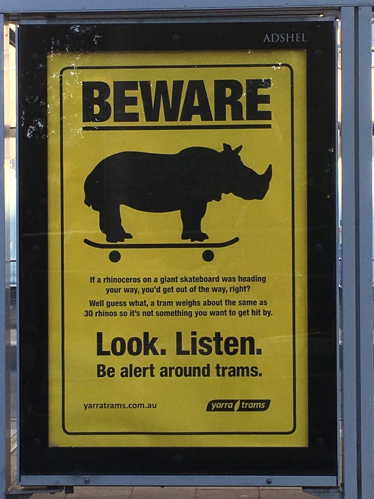 Beware trams? by pusspup