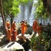 Cambodia - at Kulen waterfalls  by helenhall