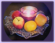 2nd Dec 2016 - Fruit and candle 