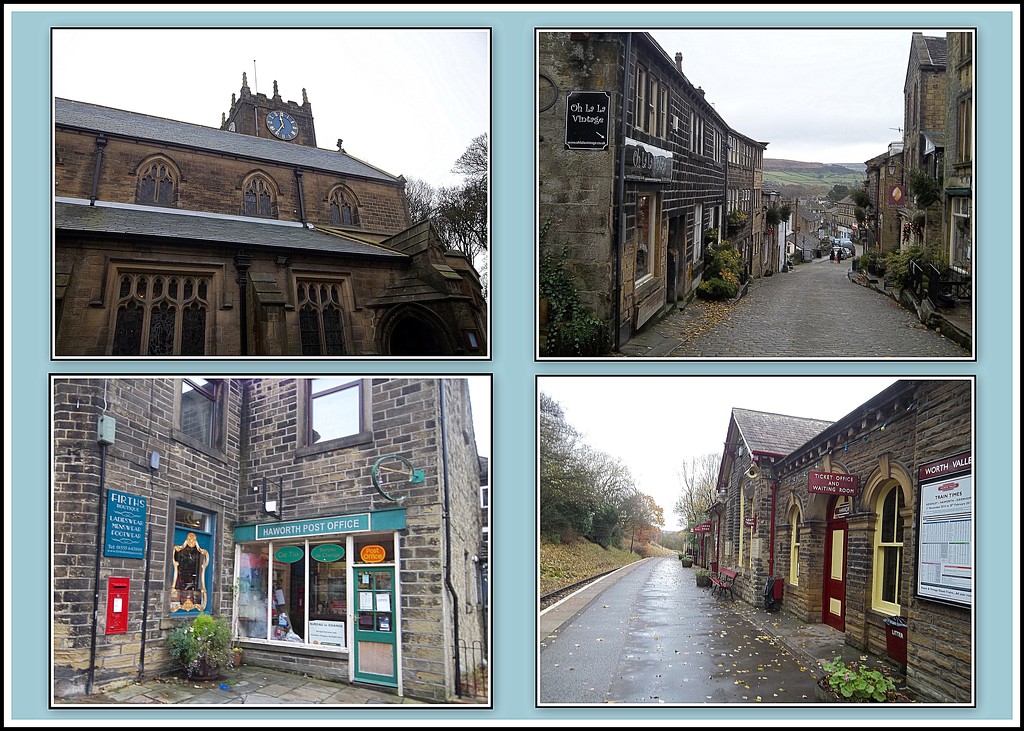 Four views of Haworth. by grace55