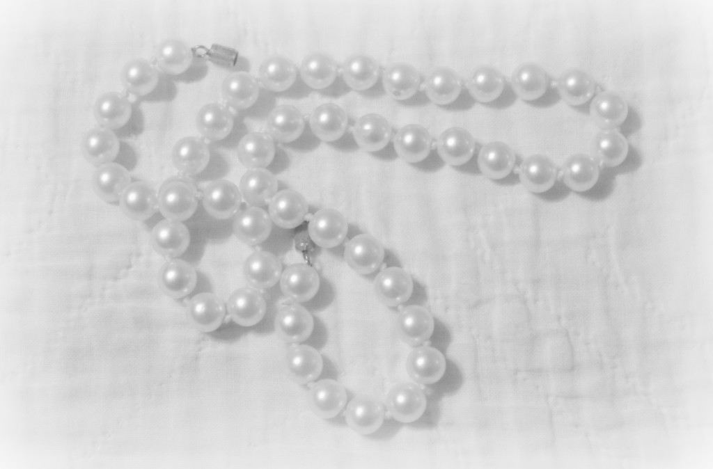 White Pearls on a White Quilt by homeschoolmom