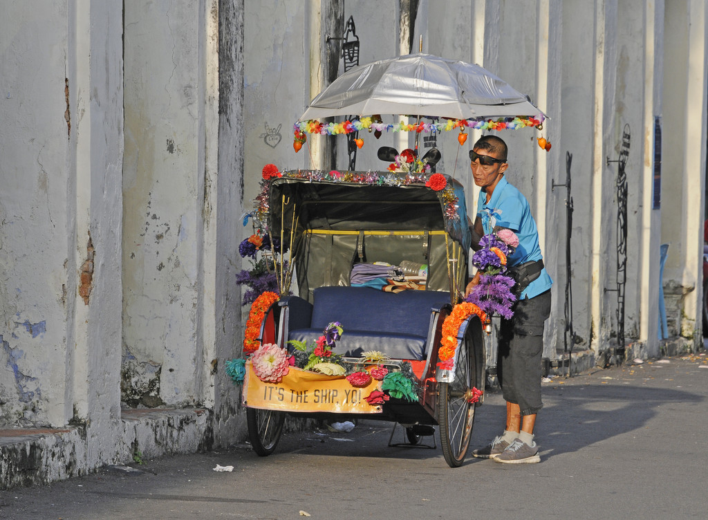 Trishaw driver by ianjb21