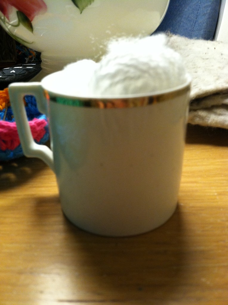 Yarn in a cup by tatra